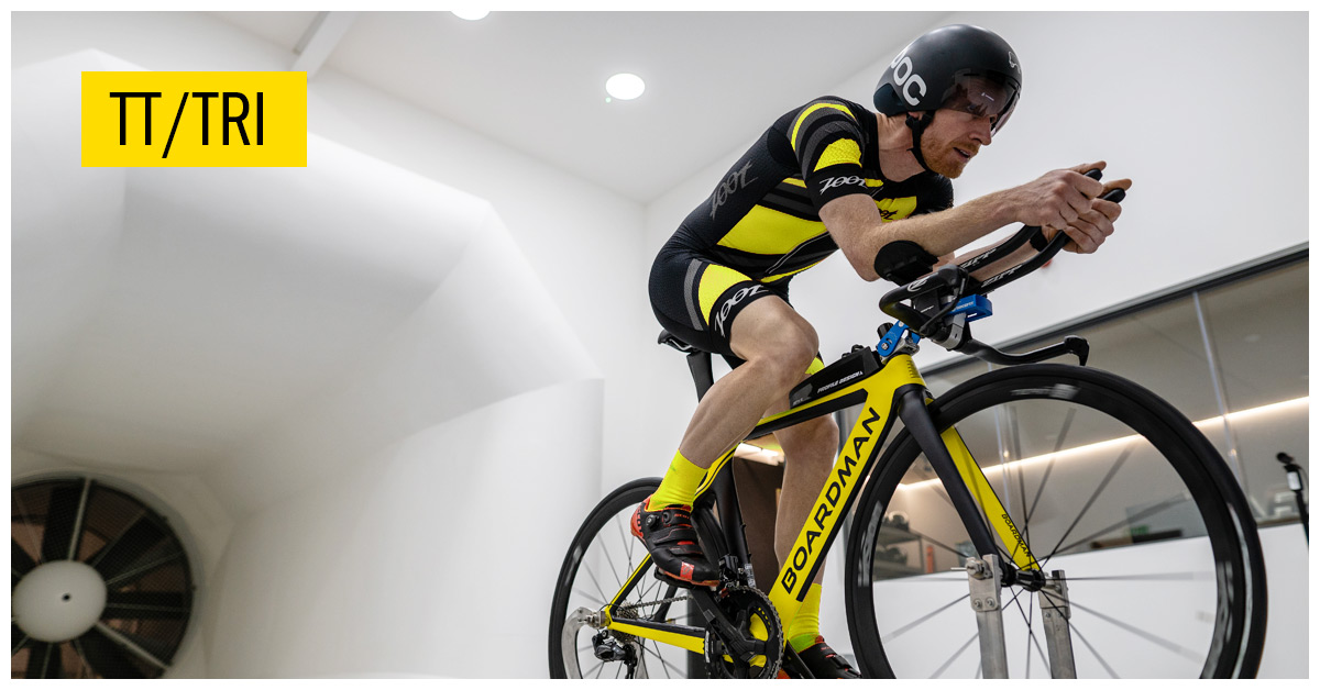 Triathlete in the Wind Tunnel